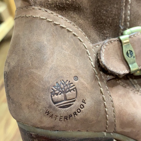 Timberlands EarthKeepers Brown  Leather Boots (9) - Picture 5 of 14